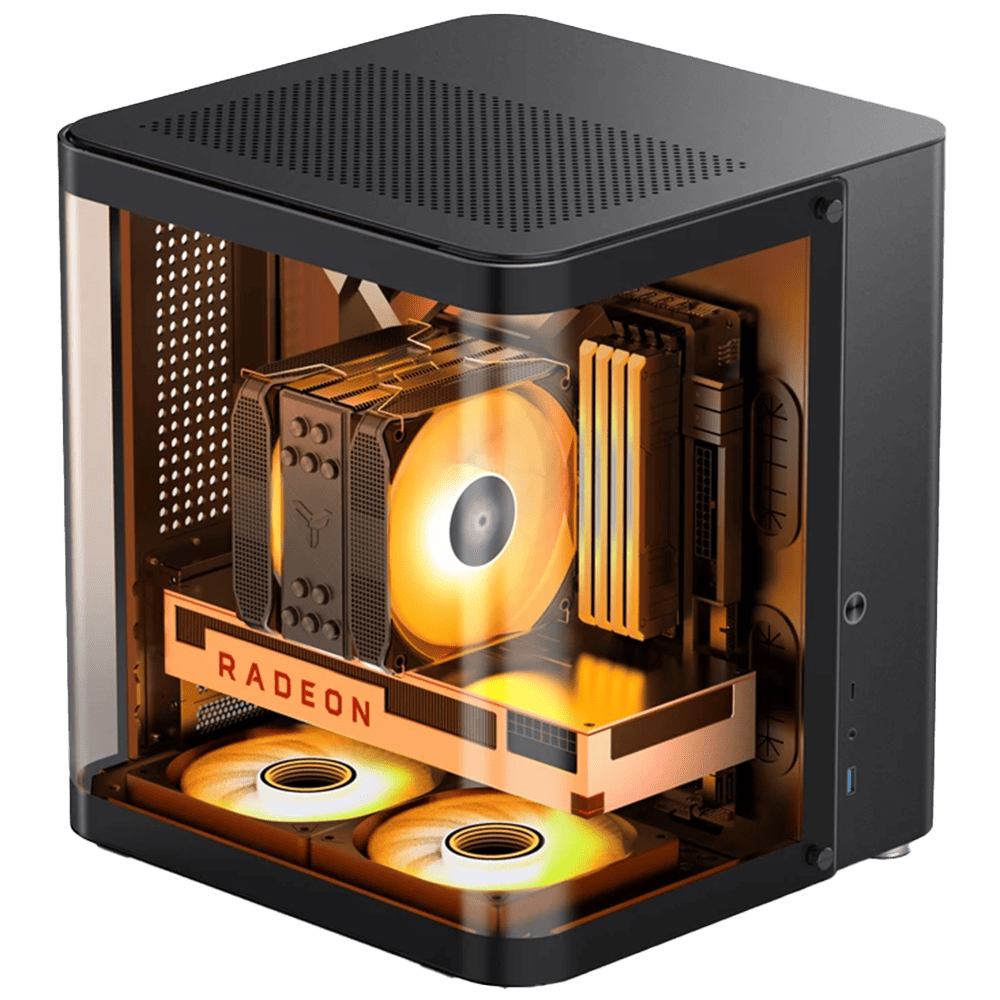 JONSBO TK-1 BLACK (Micro-ATX, Top 240mm Radiator)