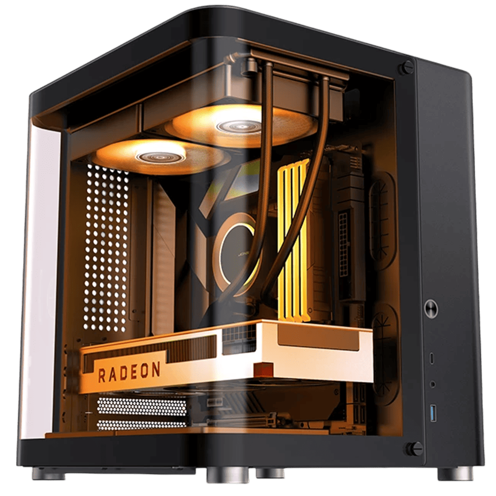 JONSBO TK-1 BLACK (Micro-ATX, Top 240mm Radiator)