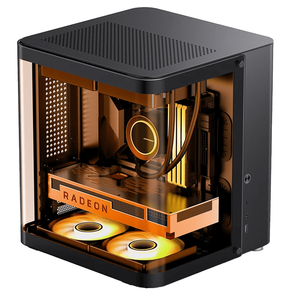 JONSBO TK-1 BLACK (Micro-ATX, Top 240mm Radiator)