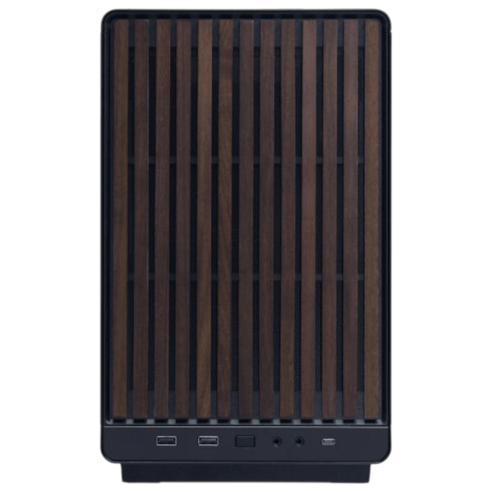LIAN LI A3 Black Wood (Micro-ATX, Top 360mm Radiator, Steel Mesh Side Panel)