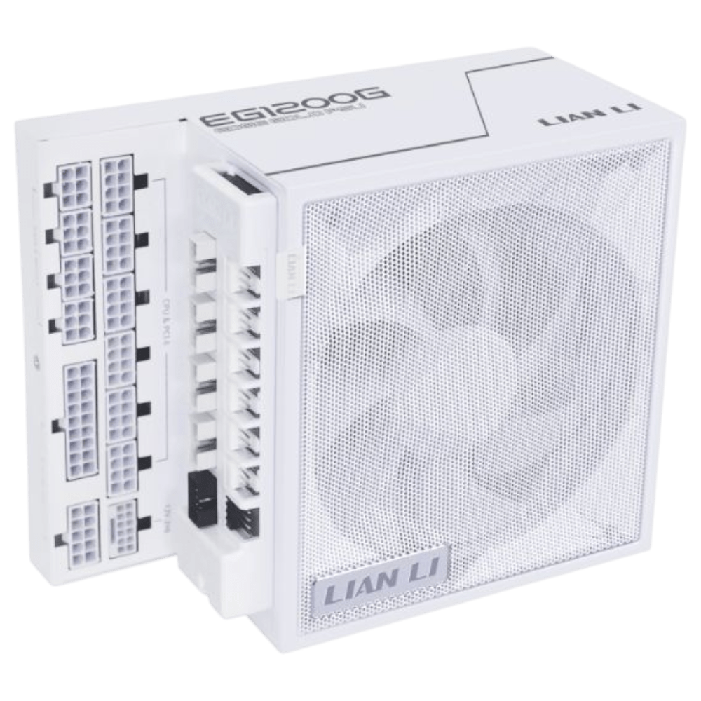 LIAN LI EDGE EG1200 Gold (L-Shape Design, ATX 3.1, PCIe 5.1, White)