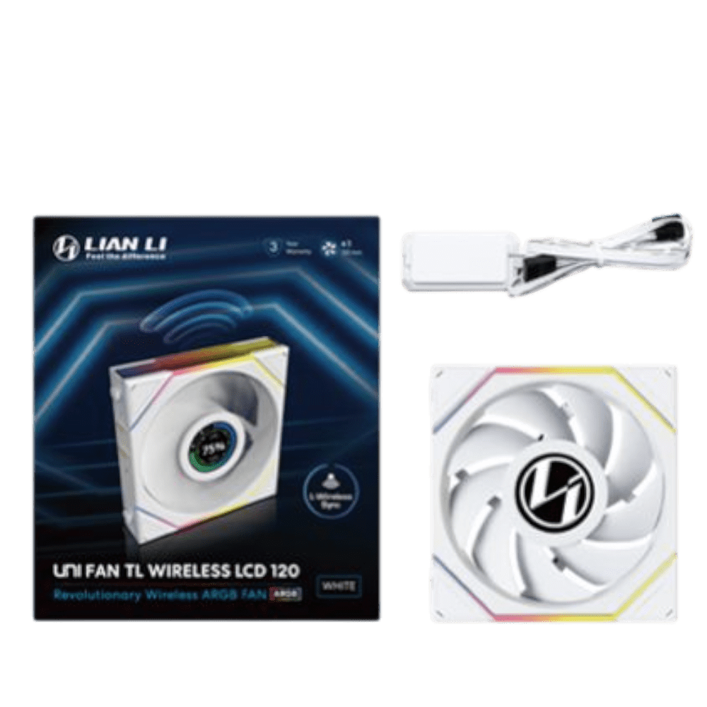 LIAN LI TL LCD Wireless 120 Reverse White