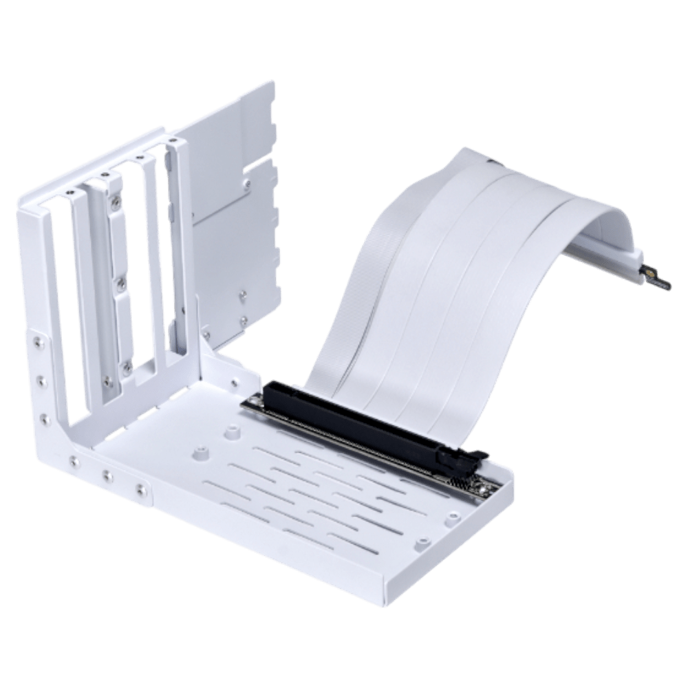 LIAN LI Vertical GPU Holder Kit White (Gen5 Riser Cable, 4-slot)