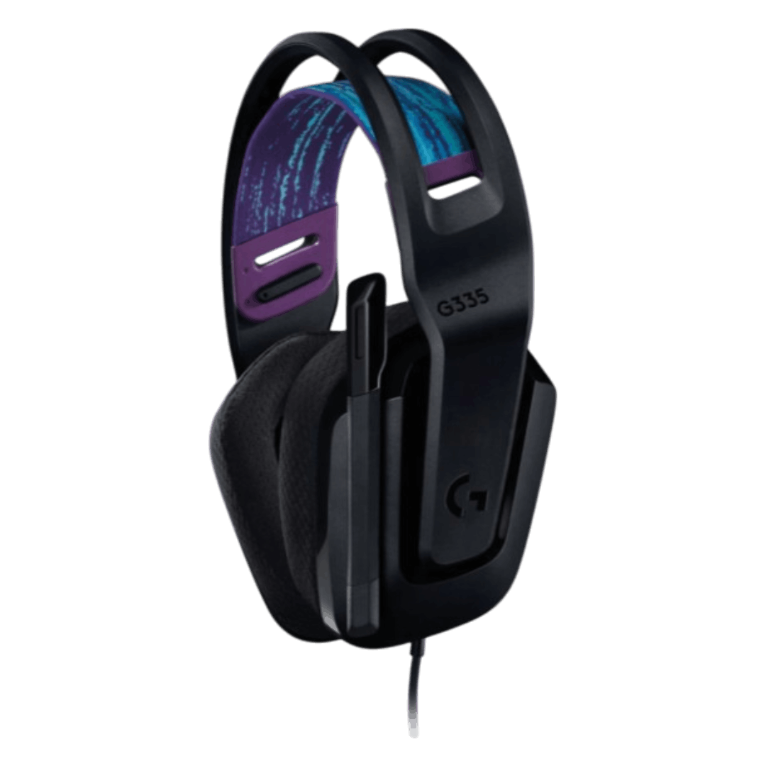 Logitech G335 (3.5mm Audio Jack, 40mm Drivers, Flip Mic)