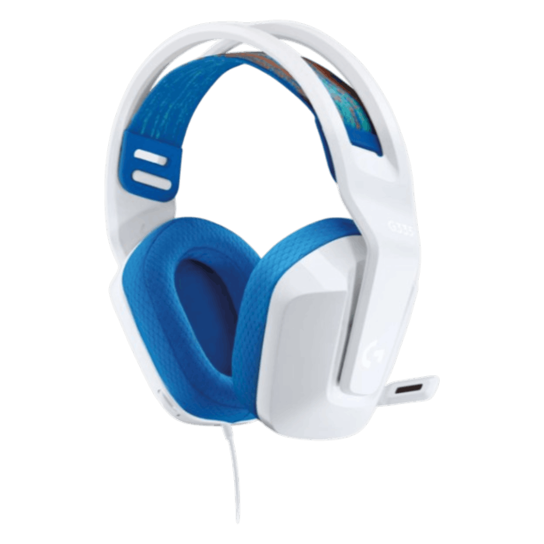 Logitech G335 (3.5mm Audio Jack, 40mm Drivers, Flip Mic)