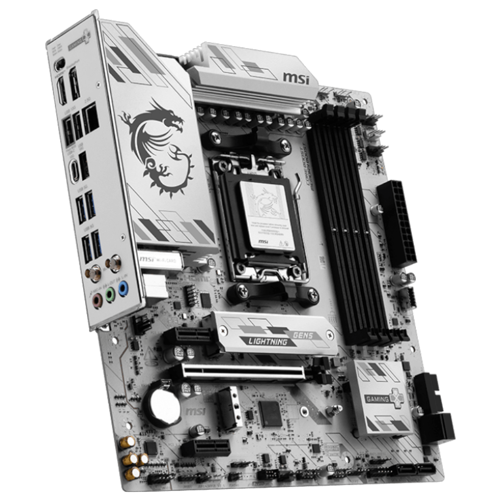 MSI B850M GAMING PLUS WiFi7 White (AM5, Micro-ATX)