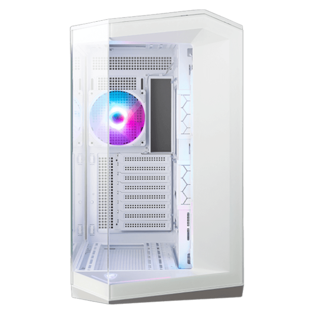 MSI MAG PANO 100R PZ White 4F (ATX, 3 Panoramic Glass, Top 360mm Radiator)