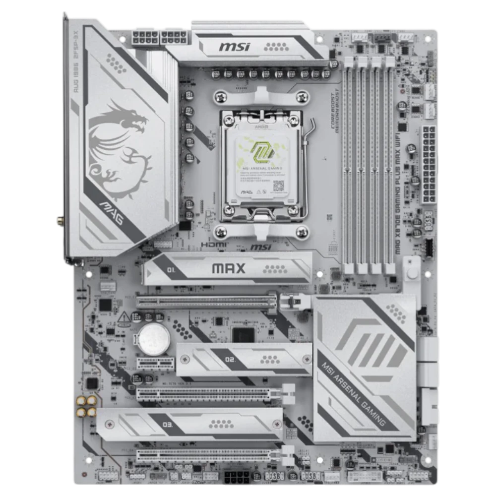 MSI MAG X870E GAMING PLUS MAX WiFi7 White (AM5, ATX)