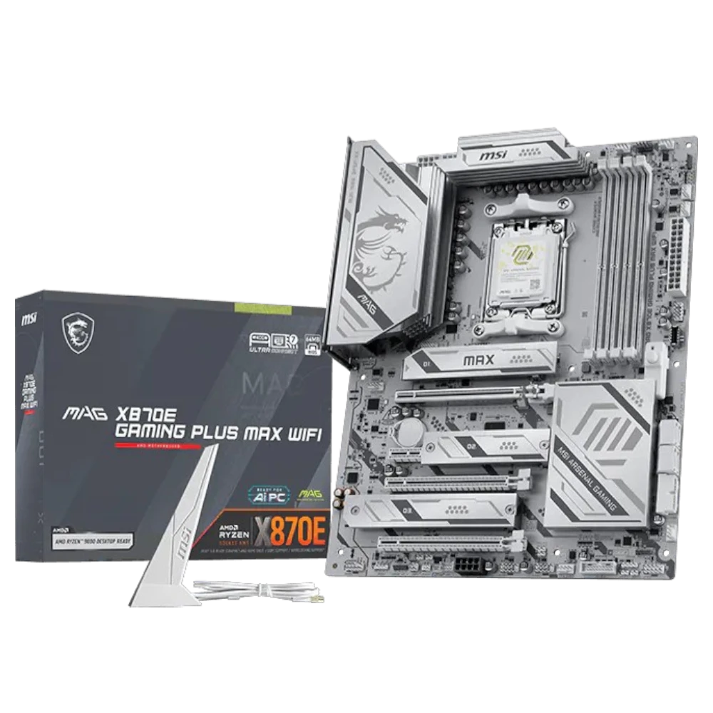 MSI MAG X870E GAMING PLUS MAX WiFi7 White (AM5, ATX)
