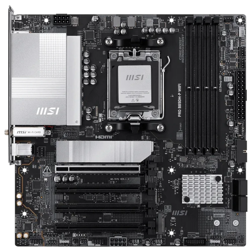 MSI PRO B850M-P WiFi7 (AM5, Micro-ATX)