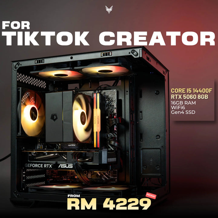 MUSH-E Compact: Core i5 14400F + RTX 5060 8GB