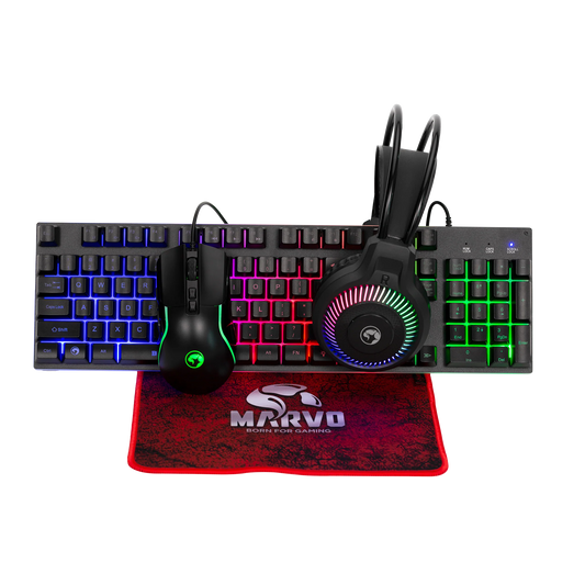 Marvo CM416 LOOT40 4in1 (Keyboard, Mouse, Headset, Mousepad)