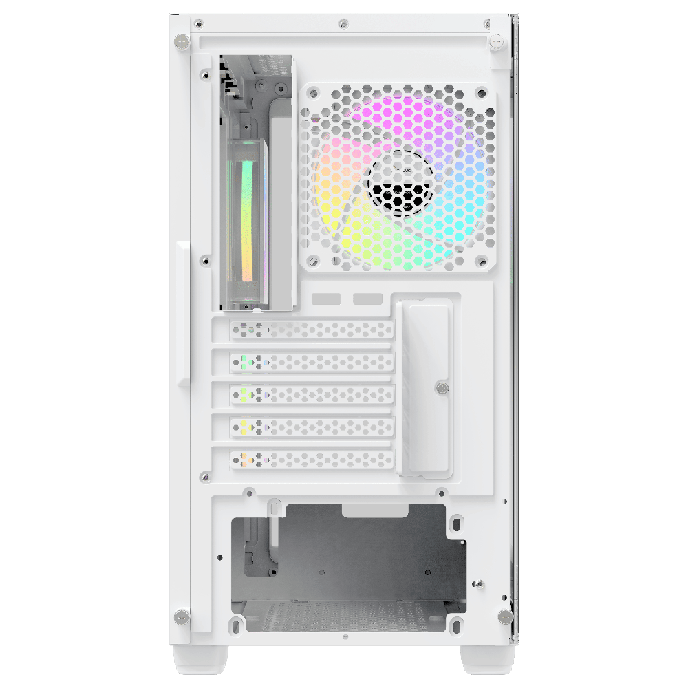 Ocypus Gamma C52 ARGB 3F White (Micro-ATX, Top 360mm Radiator)
