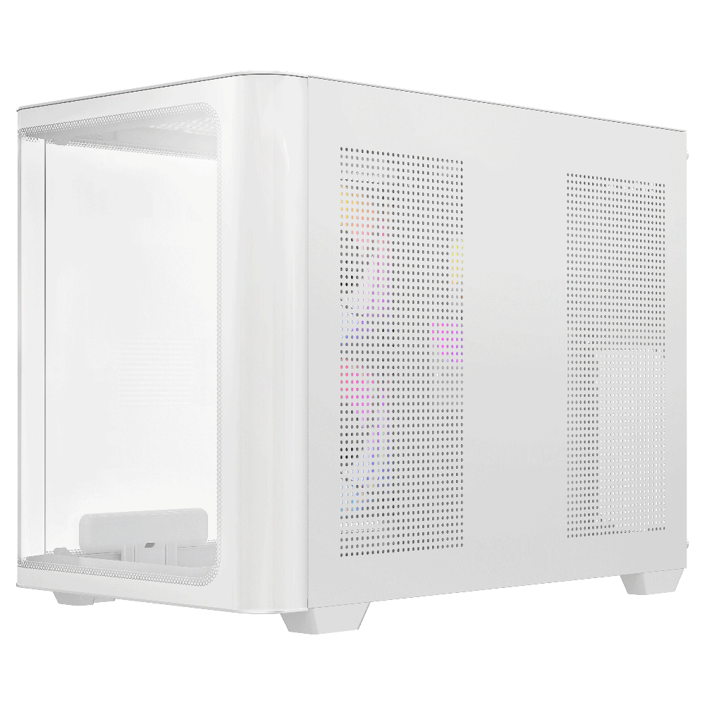 Ocypus Iota C50 Curve ARGB 3F White (Micro-ATX, Top 360mm Radiator)