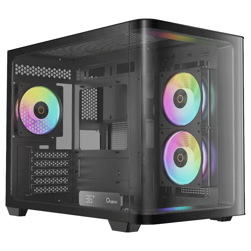 Ocypus Iota C50 Curve ARGB 3F (Micro-ATX, Top 360mm Radiator)