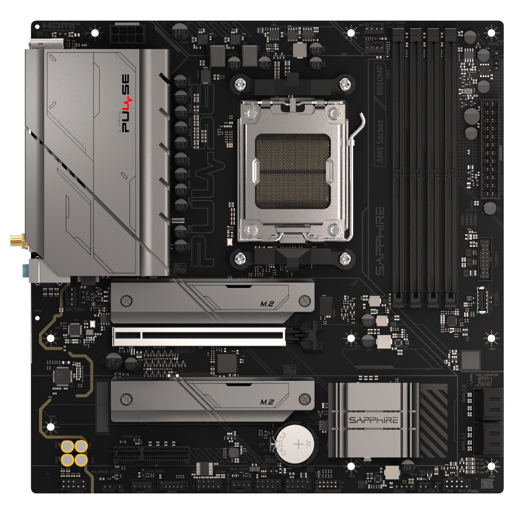 SAPPHIRE PULSE B850M WiFi6 (AM5, Micro-ATX)