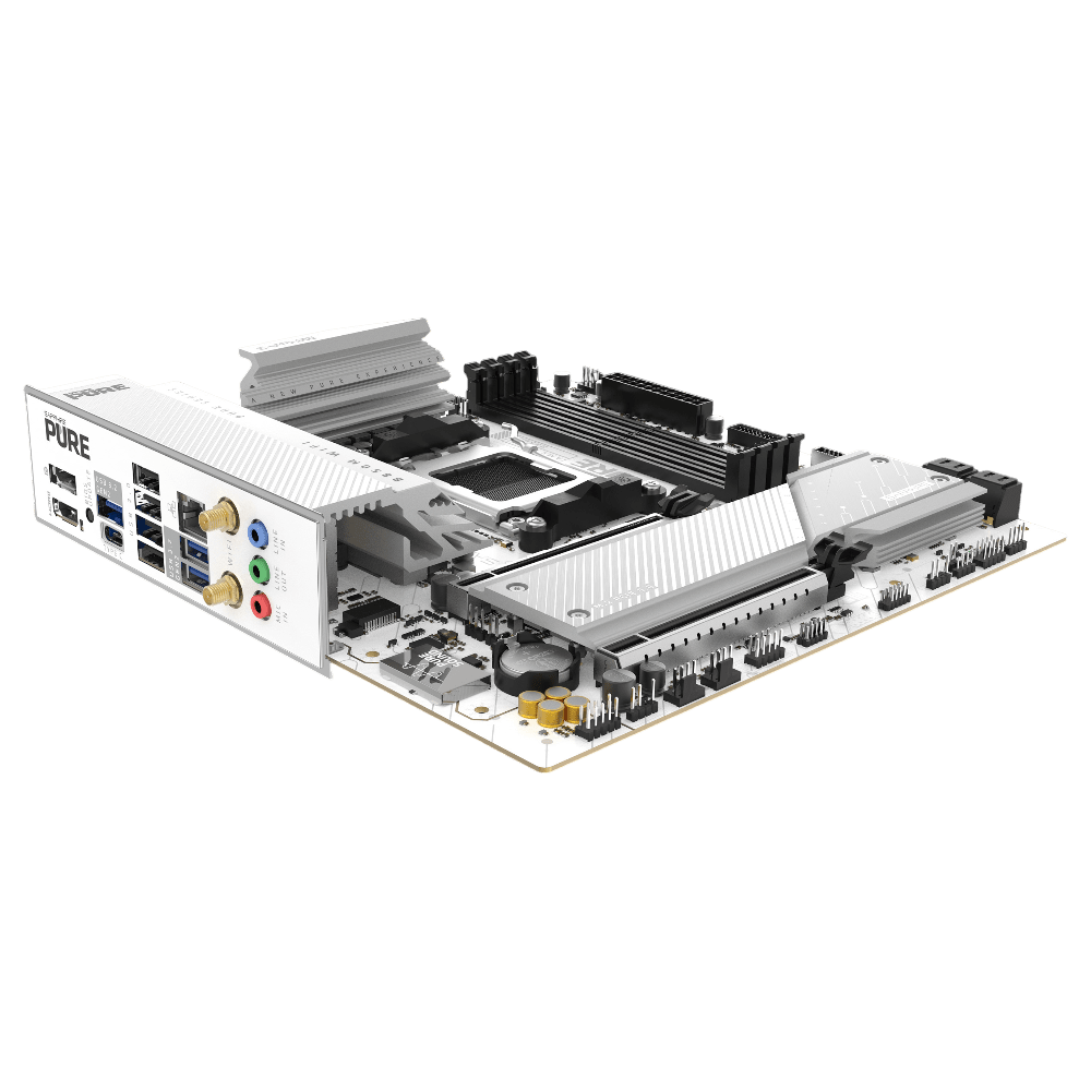 SAPPHIRE PURE B850M WiFi6 White (AM5, Micro-ATX)