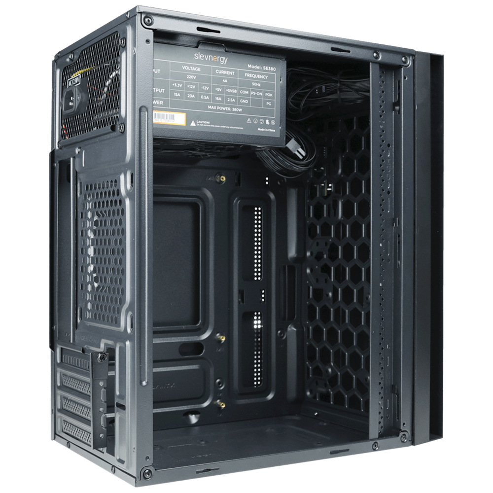 SLEVCASE A-TOUCH (Micro-ATX, Includes SE380 PSU)