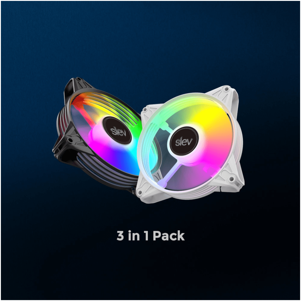 Slevflow SF120 ARGB (Classic, Hub, 3-pack)