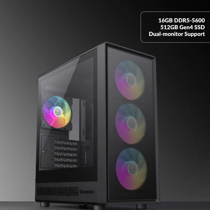 MUSH-E Office U7 WiFi: Core Ultra 7 270K Plus, 16GB RAM, 500GB SSD (Customizable)