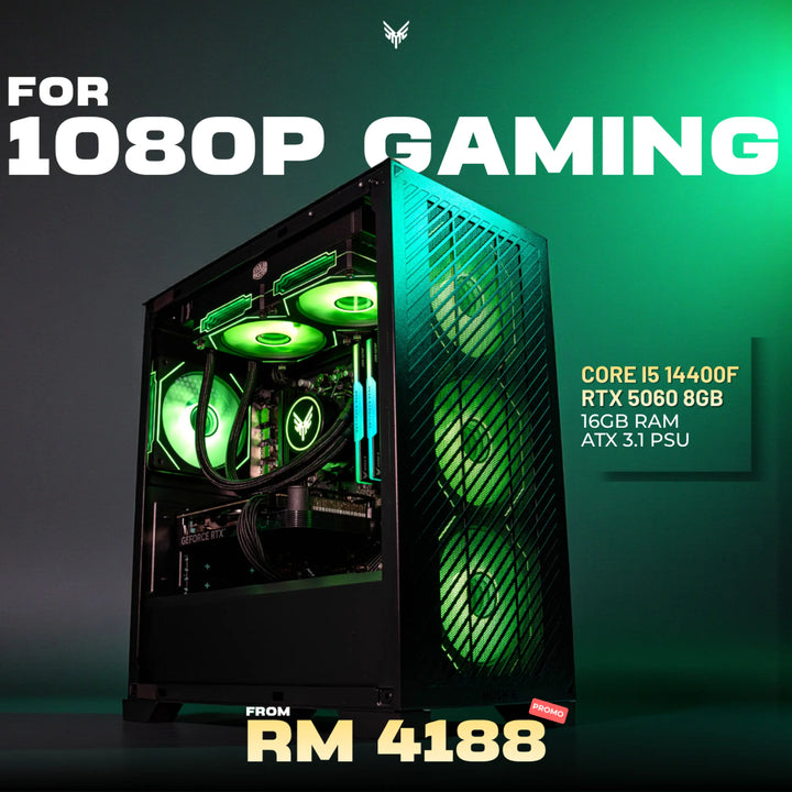 MUSH-E 301: Core i5 14400F + RTX 5060 8GB