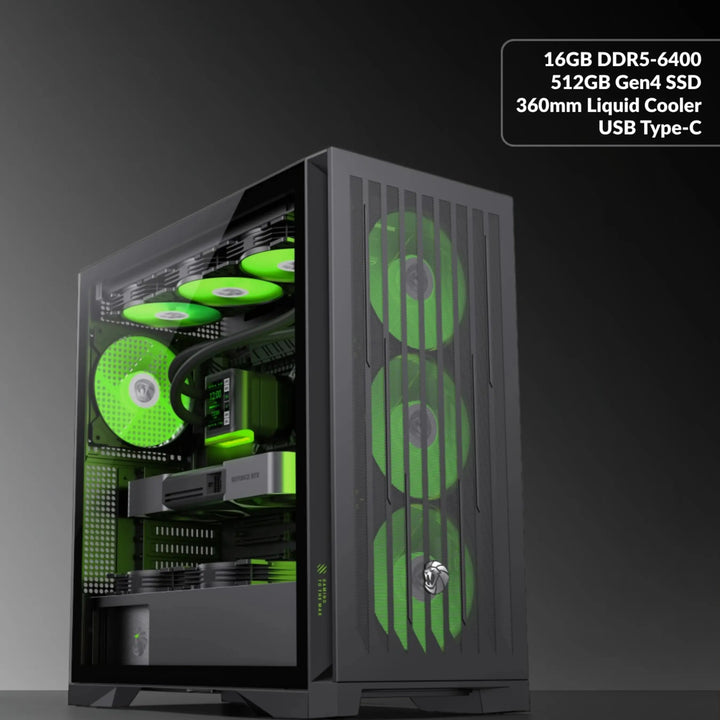 MUSH-E Airflow: RYZEN 7 9800X3D GAMING PC