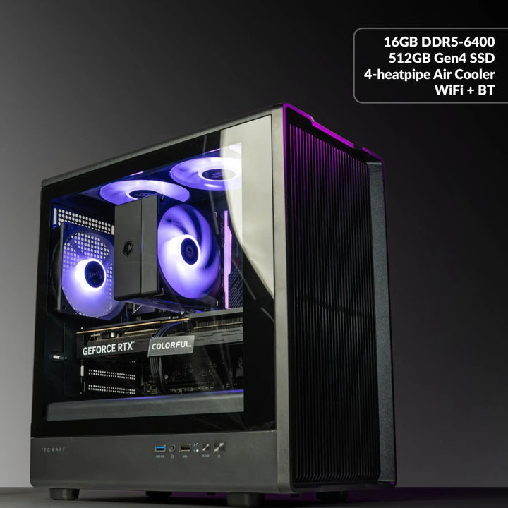 MUSH-E Airflow: RYZEN 5 7500F GAMING PC