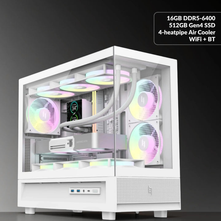 MUSH-E Frost: RYZEN 5 7500F GAMING PC
