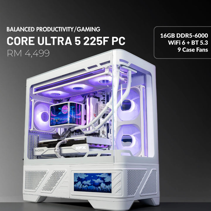 MUSH-E Frost: Core Ultra 5 225F Gaming PC