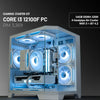 MUSH-E Frost: Core i3 12100F GAMING PC