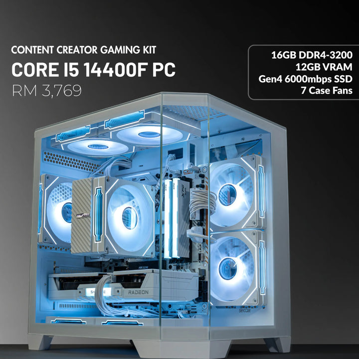 MUSH-E Frost: Core i5 14400F Gaming PC