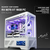 MUSH-E Frost: RX 9070 XT 16GB Gaming PC