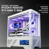 MUSH-E Frost: Ryzen 5 7500X3D + RTX 5060 Ti 16GB