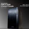 MUSH-E Office I3 WiFi: Intel Core i3 12100, 8GB RAM, 256GB SSD (Customizable)