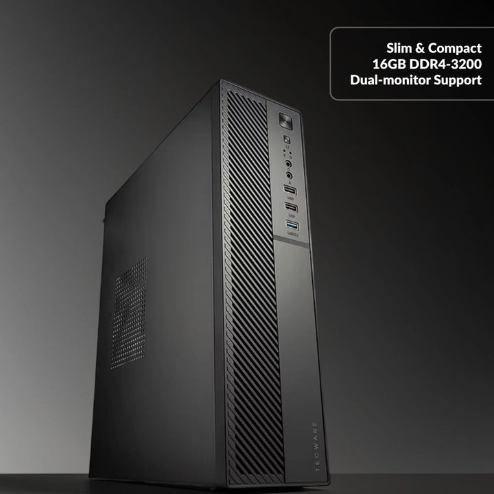 MUSH-E Office I3 WiFi: Core i3 14100, 16GB RAM, 256GB SSD (Customizable)