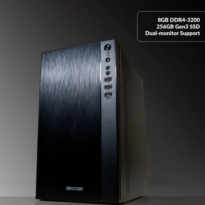 MUSH-E Office I3 WiFi: Core i3 14100, 8GB RAM, 256GB SSD (Customizable)