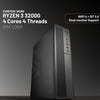 MUSH-E Office A3 WiFi: Ryzen 3 3200G, 8GB RAM, 128GB SSD (Customizable)