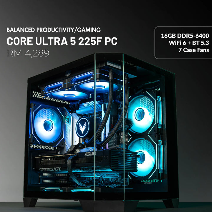 MUSH-E Showcase: Core Ultra 5 225F Gaming PC