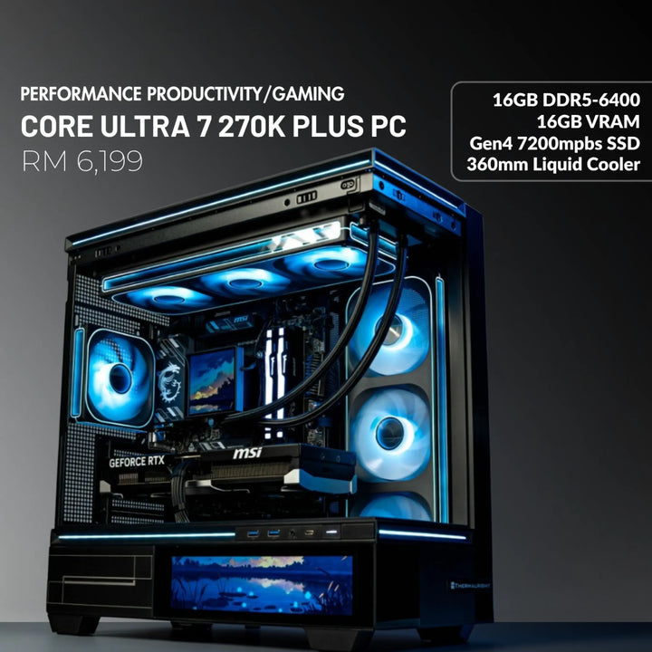 MUSH-E Showcase: Core Ultra 7 270K Plus Gaming PC