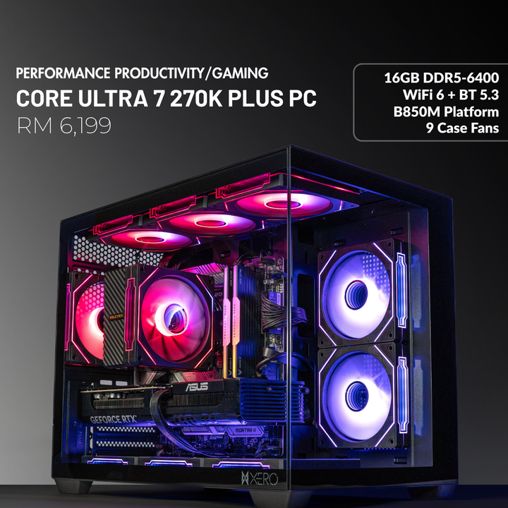 MUSH-E Showcase: Core Ultra 7 270K Plus Gaming PC