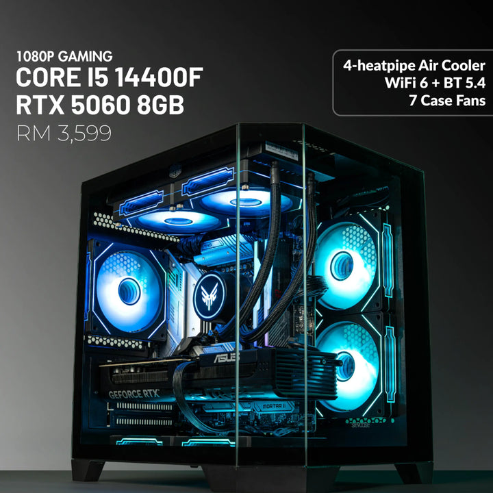 MUSH-E Showcase: Core i5 14400F + RTX 5060 8GB