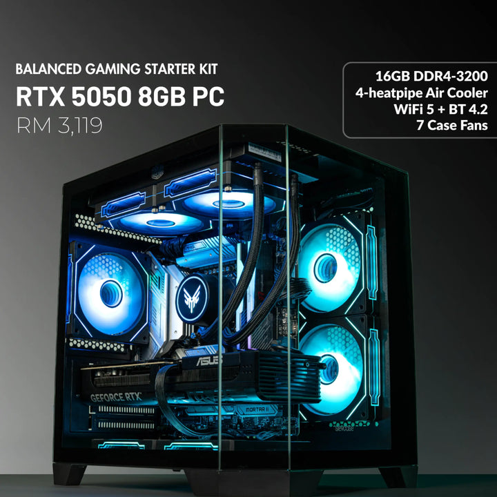 MUSH-E Showcase: RTX 5050 8GB Gaming PC