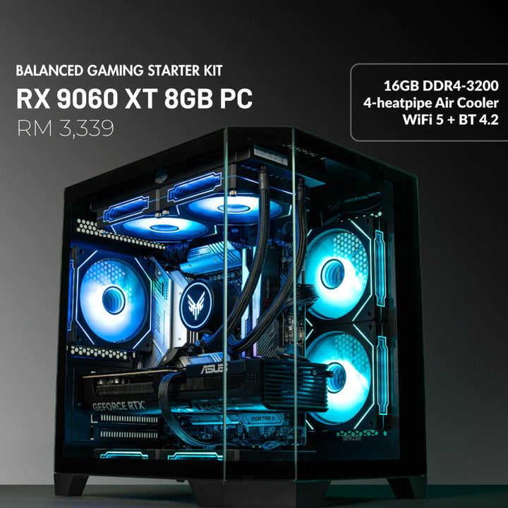 MUSH-E Showcase: RX 9060 XT 8GB Gaming PC