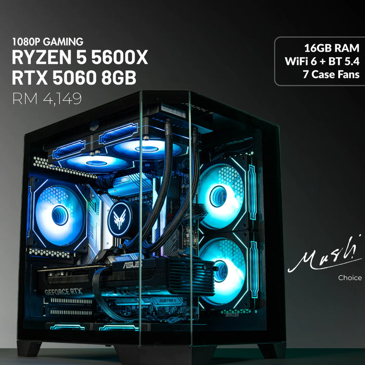 MUSH-E Showcase: Ryzen 5 5600X + RTX 5060 8GB