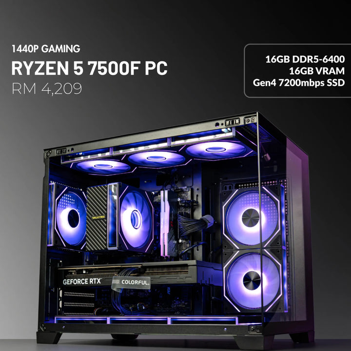 MUSH-E Showcase: RYZEN 5 7500F GAMING PC