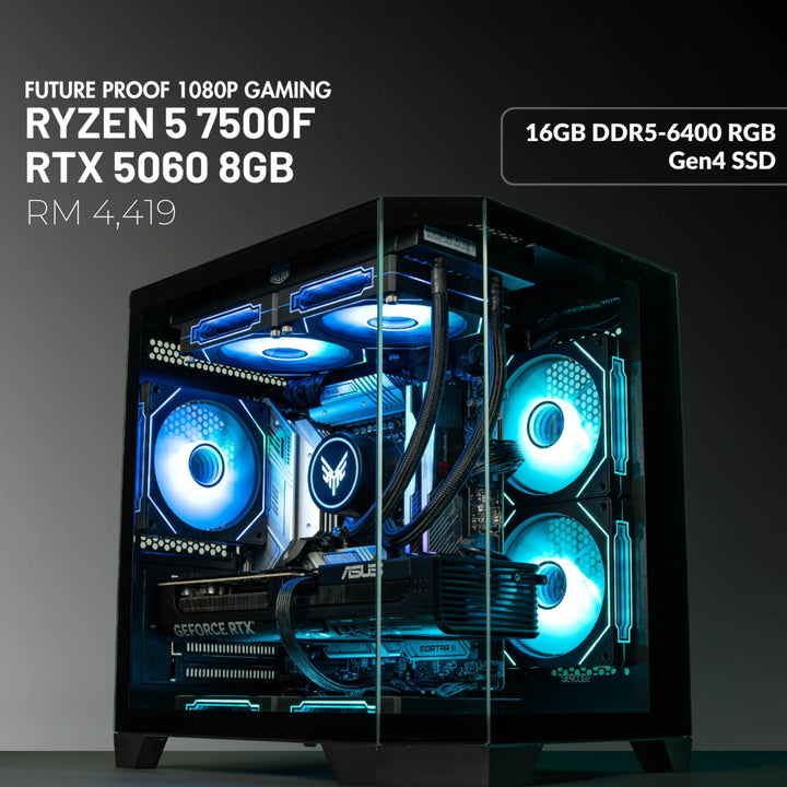 MUSH-E Showcase: Ryzen 5 7500F + RTX 5060 8GB
