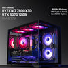 MUSH-E Showcase: Ryzen 7 7800X3D + RTX 5070 12GB