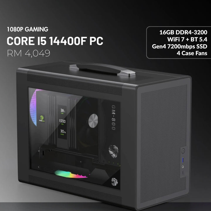 MUSH-E Steam: Core i5 14400F Gaming PC