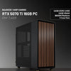 MUSH-E Wood: RTX 5070 Ti 16GB Gaming PC