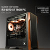 MUSH-E Wood: RX 9070 XT 16GB Gaming PC